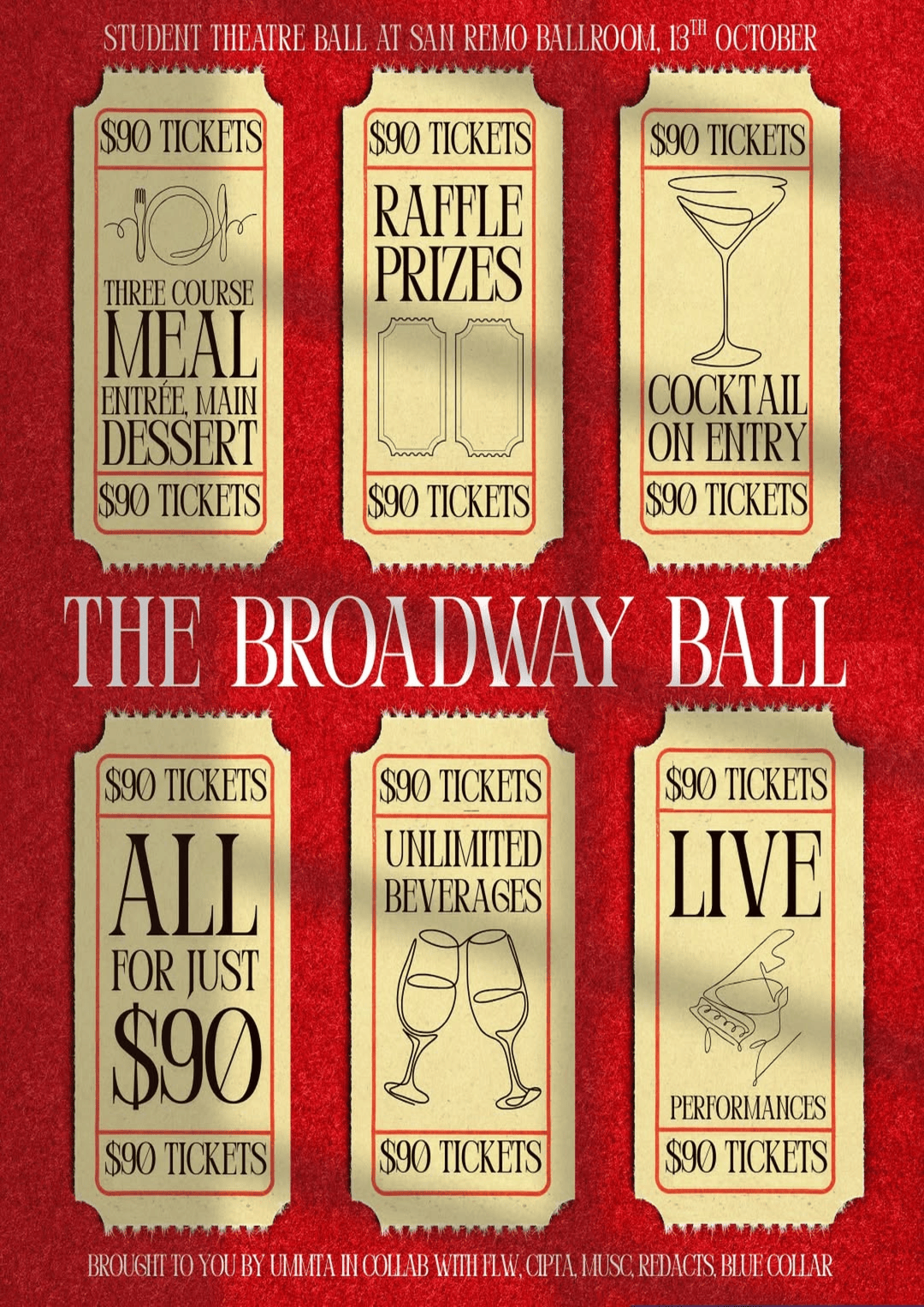 Broadway Ball 13/10/2025 Poster